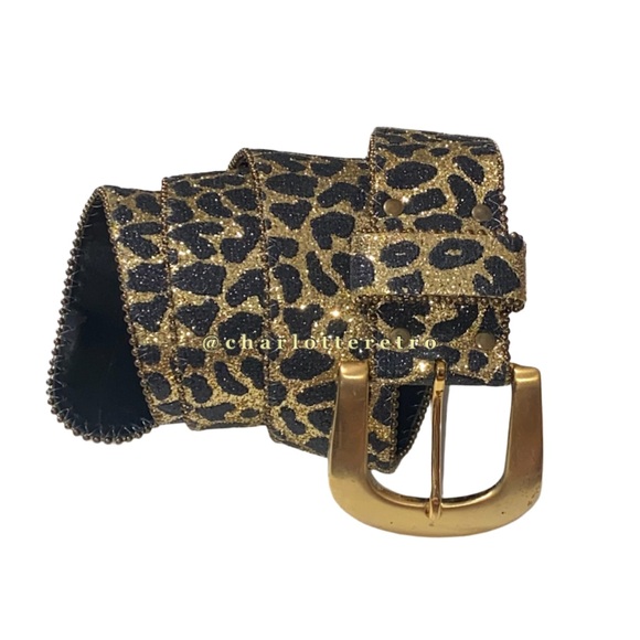 vtg Accessory Lady Glitter Belt